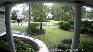Hurricane Matthew front yard time lapse