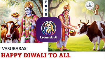 Lionardo AI | Happy Diwali | Free | AI generated Images with Prompts | 5 MiN Tutorial
