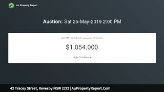 42 Tracey Street, Revesby NSW 2212 | AuPropertyReport.Com