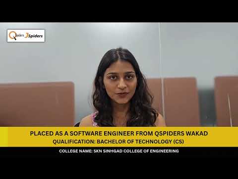 Achieving Success as a SQL Developer: A QSpiders Wakad Student Review