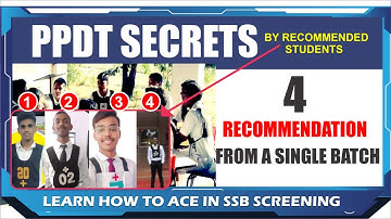 PPDT examples | PPDT Practice | PPDT of Recommended Candidates | ppdt ssb interview