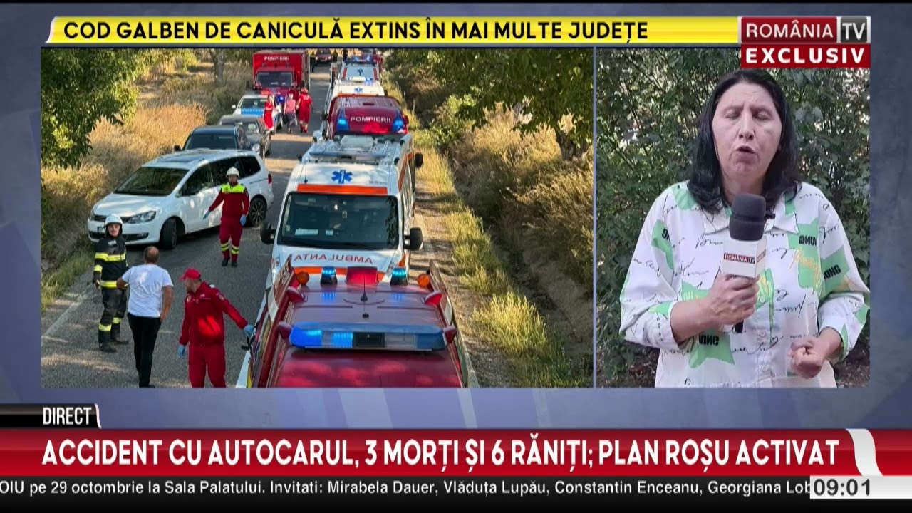 Accident teribil în Botoșani, 21 de persoane implicate, 3 morți