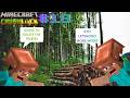 DELETING SOME TREES | minecraft cunklock survival with devi #10