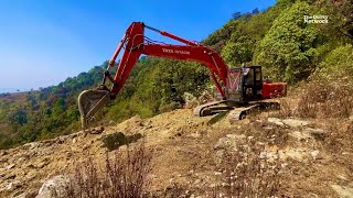 Nature vs Machine 🌲🚜 | Tata Hitachi Road Construction | Video Compilation | Heavy Equipment Expert