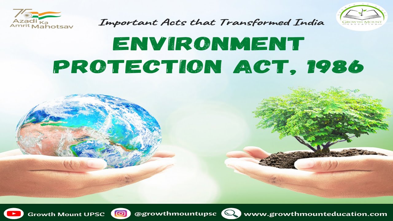 assignment on environment protection act 1986