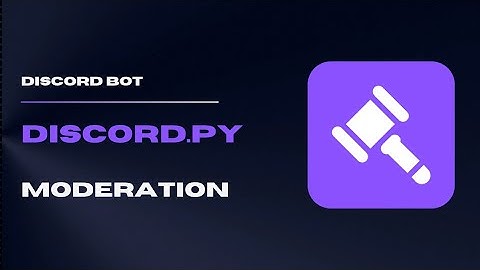 Discord Bot 2024 || v2.4 discord.py || Moderation commands || Part-3 || No talking