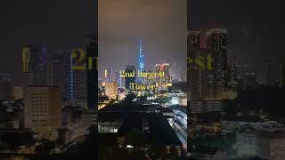 #merdeka tower# merdeka 118#2 nd largest tower#world#night view#good mood#malaysia#kuala lumpur