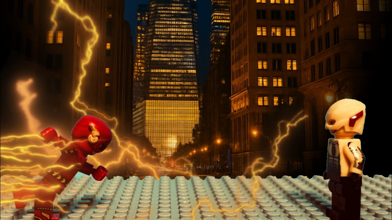 Lego flash VS Reverse flash stop motion