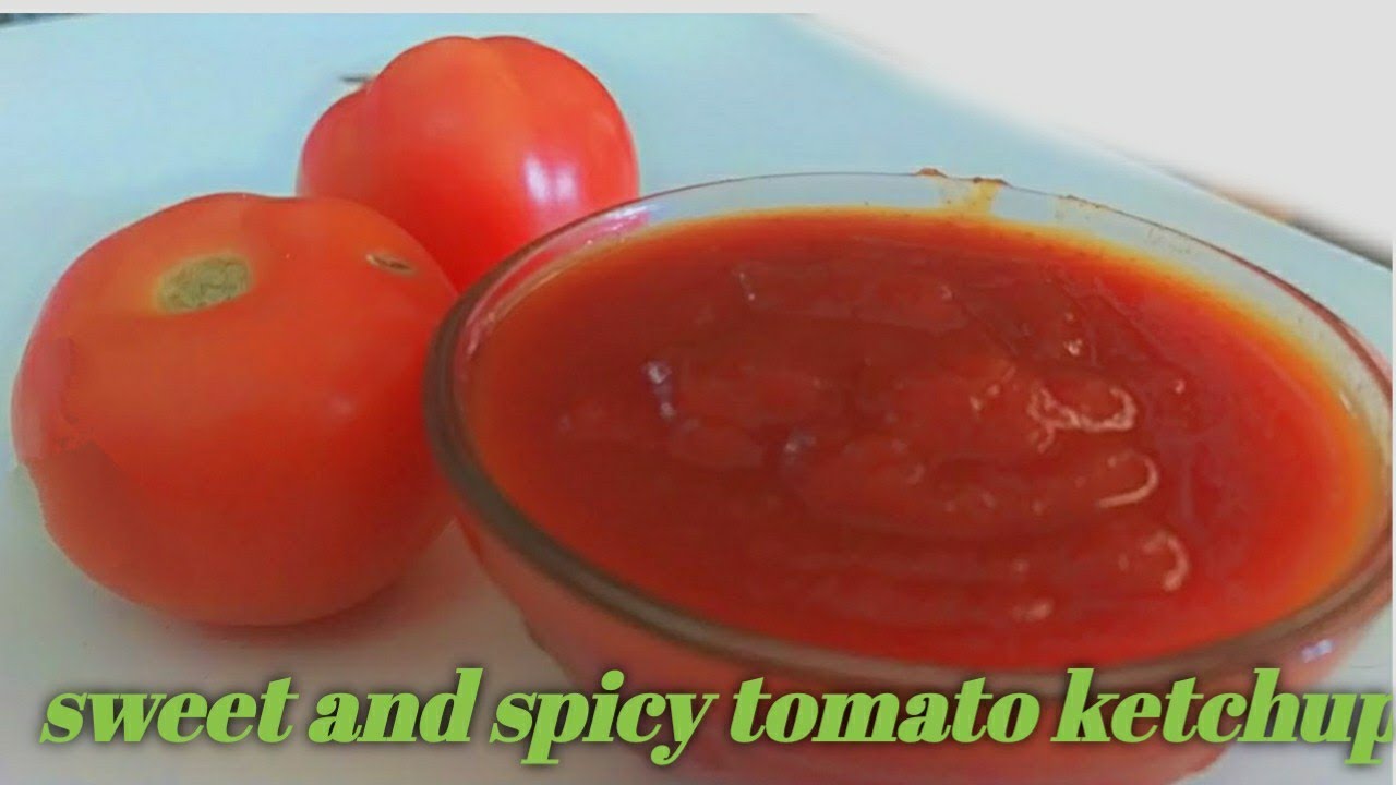 Tomato ketchup recipe/ sweet and spicy tomato sauce / bakery style / in