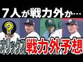【戦力外予想】オリックス 来季チーム構想外はこの7人…【2024年】