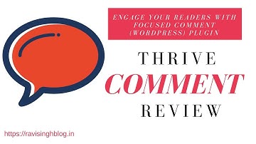 Thrive Comments review - Best Wordpress Plugin For Comments