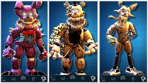 FNAF AR Twisted Animatronics Workshop Animations