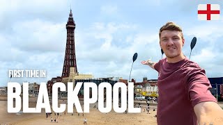 First Time In BLACKPOOL 2025 - Tower, Arcades & Coastal Vibes | ENGLAND 🏴󠁧󠁢󠁥󠁮󠁧󠁿 