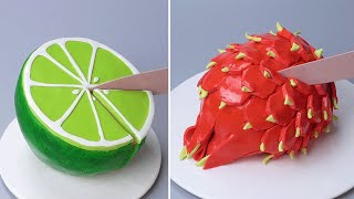Best Yummy Fondant Fruit Cake You Should Try | Just Cakes | Homemade Cake Decorating Tutorials