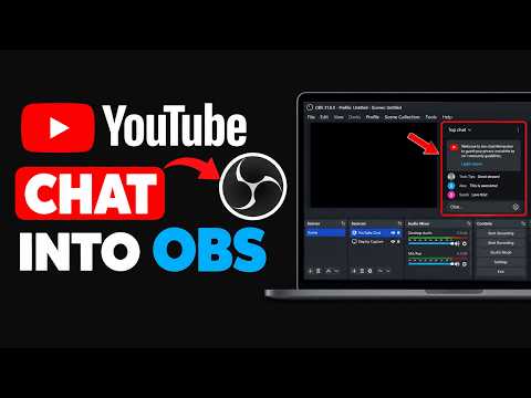 Add YouTube Live Chat to OBS Studio | OBS Browser Source Tutorial | Live Streaming Setup