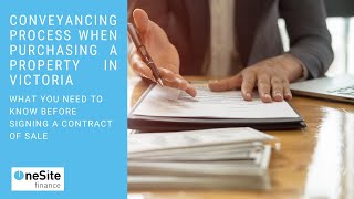 Conveyancing Process When Purchasing a Property in Victoria
