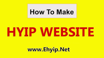 How To Make Hyip Website - How To Make Your own Hyip Website | Buy hyip script | Ehyip.net