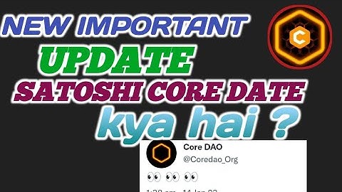 Satoshi Core Mainnet Launch Date | Satoshi Core Mining Update | Mainnet final