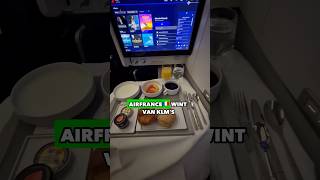 Air France wint van KLM? 👀 Business Class vergeleken ✈️ #shorts