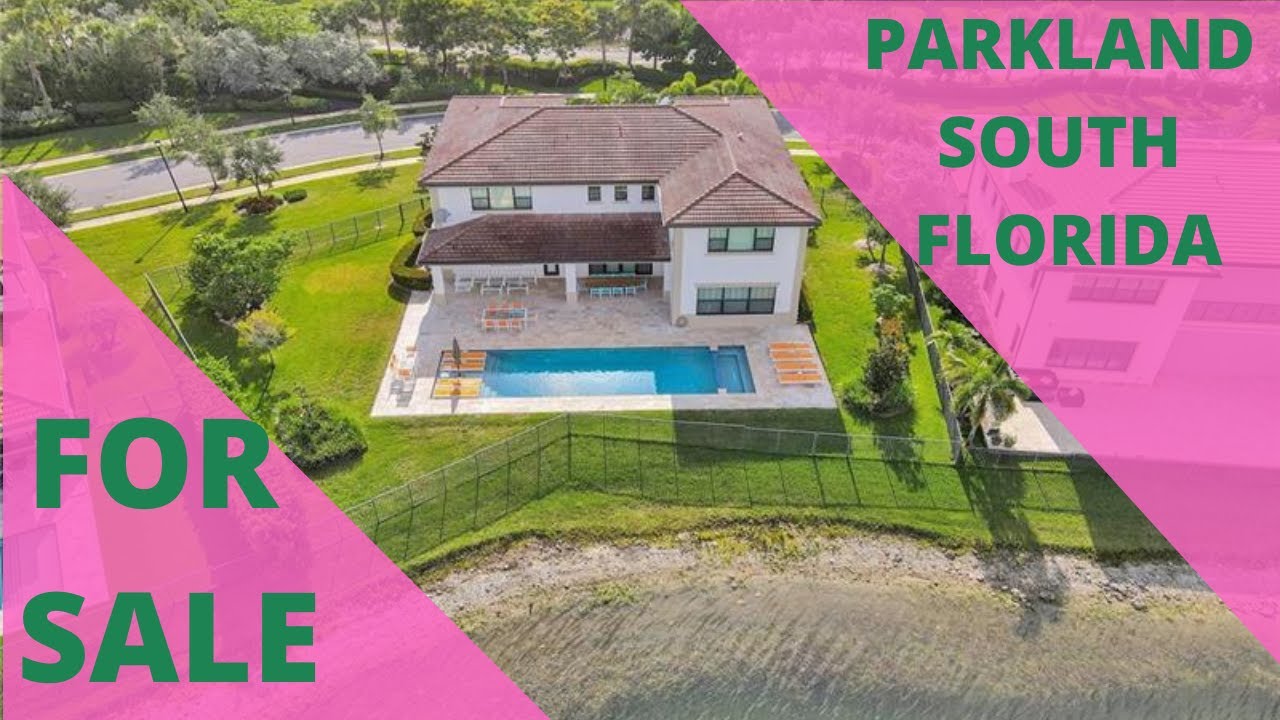For Sale Stunning Waterfront Home in Parkland South Florida YouTube