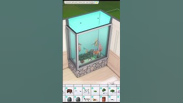 Aquarium wall idea The Sims 4 #sims4 #thesims4 #simstok #ts4#sims #thesims #simstips #sims4tutorial
