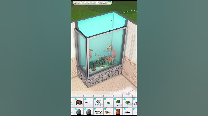 Aquarium wall idea The Sims 4 #sims4 #thesims4 #simstok #ts4#sims #thesims #simstips #sims4tutorial