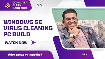 Remove Virus From PC Without Software  (100% Safe) | Raj Singh Microsoft Certified Trainer