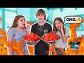 LAST TO STOP EATING HOT CHEETOS WINS $10,000 CHALLENGE **EXTREMELY HOT FOOD**🔥🥵| Hayden Haas