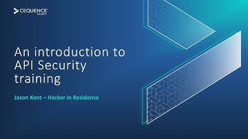 Intro To API Security