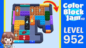 Color Block Jam Level 952 Solution Walkthrough