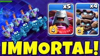 Best Legend Rank Battle Attack Strategy | Meteor Golem + Throwers Pro Gameplay (Clash of Clans) screenshot 2