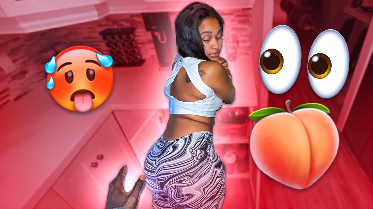 CASUALLY SMACKING HER 