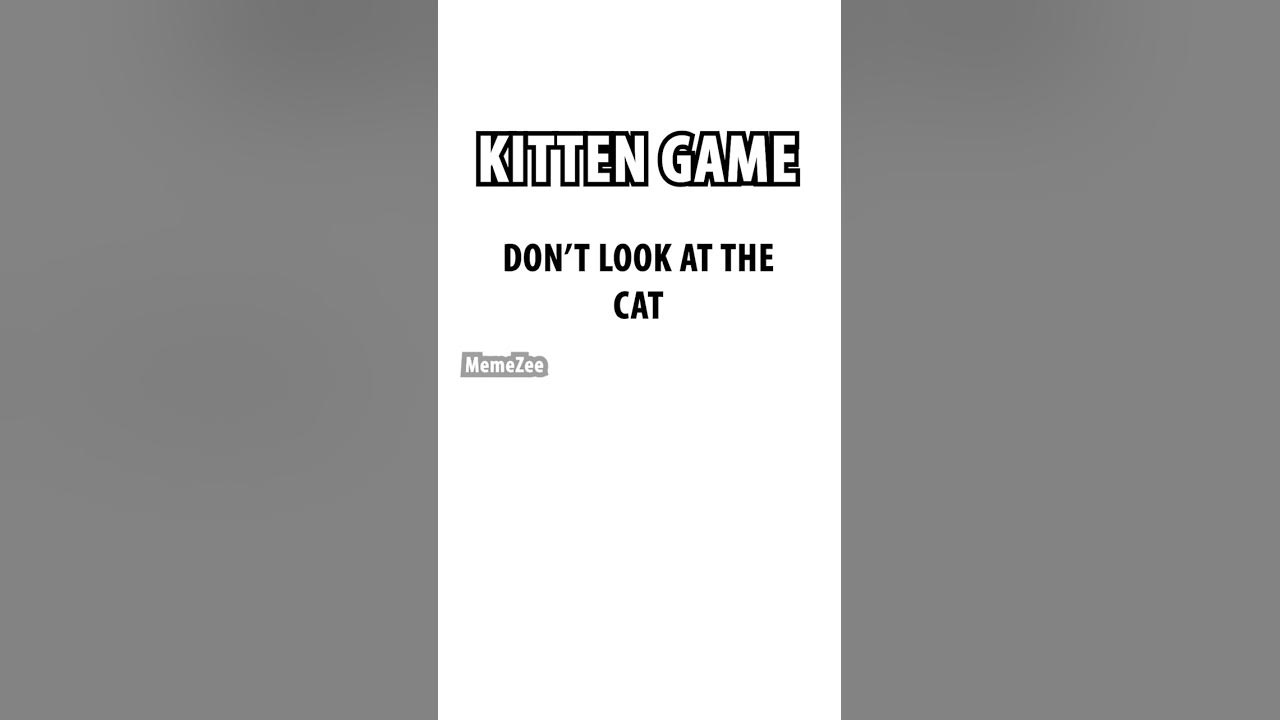 Kitten Game - YouTube
