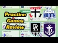 North v saints port v freo practice games review supercoach 2024