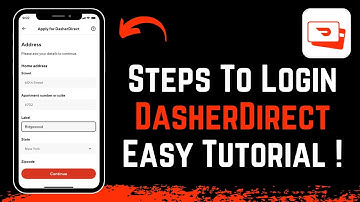 How to Login DasherDirect Account - Sign In DasherDirect App !