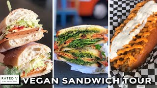 PORTLAND VEGAN SANDWICH TOUR | PHILLY CHEESESTEAK, ITALIAN DELI, PANINI