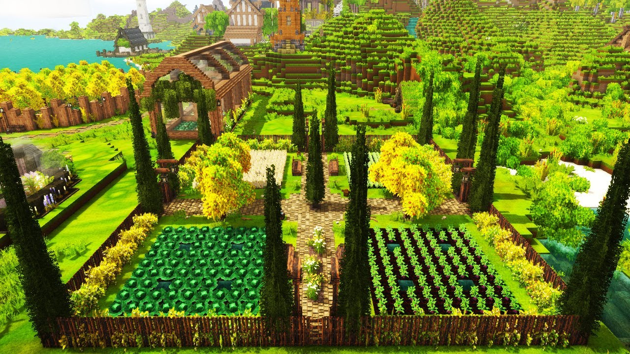 vintage-story-how-to-build-a-easy-garden-with-farmland-outside