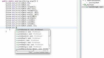 Java Lesson 6 | java.lang.Math
