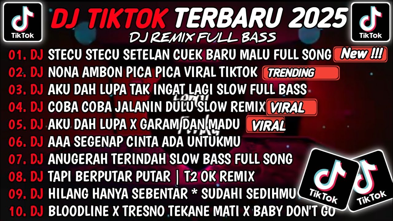 DJ TIKTOK TERBARU 2025 - DJ STECU STECU X PICA PICA REMIX🎵DJ NONA AMBON PICA PICA VIRAL TIKTOK 2025