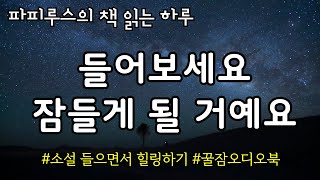 들어보세요 잠들게 될 거예요 중간광고 없는 오디오북 3편 #소설읽어주는남자 #파피루스의책읽는하루 #한국소설 #잠잘때듣는소설 #밤에듣는소설