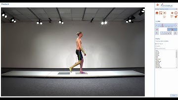 2D markerless tracking: Gait - skeleton // CONTEMPLAS MULTI CAMERA SYSTEM®