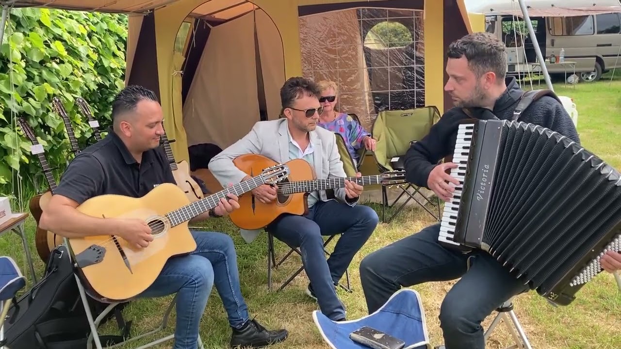 Djangology - Mozes Rosenberg, Johnny Rosenberg and Jonny Kerry at Django In The Bay 2023