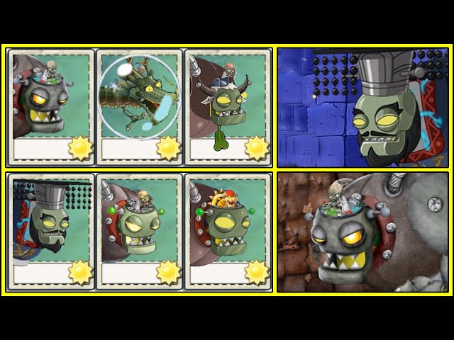 different Versions of zomboss ending in #pvz #plantsvszombies #mrretro, plants  vs zombies