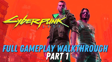 Cyberpunk 2077 (PC Ultra/Raytracing) Part 1 - Full Gameplay Walkthrough [No Commentary]