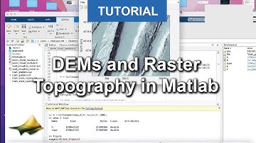 Visualize DEMs and Raster Topography in Matlab