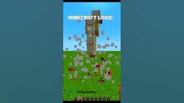 Minecraft Logic  #minecraft #minecraftbuilding #shorts