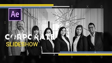 Minimal Corporate Slideshow in After Effect | After Effects Tutorial | Effect For You