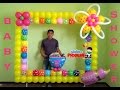Marco para fotos con globos para baby shower  # 32