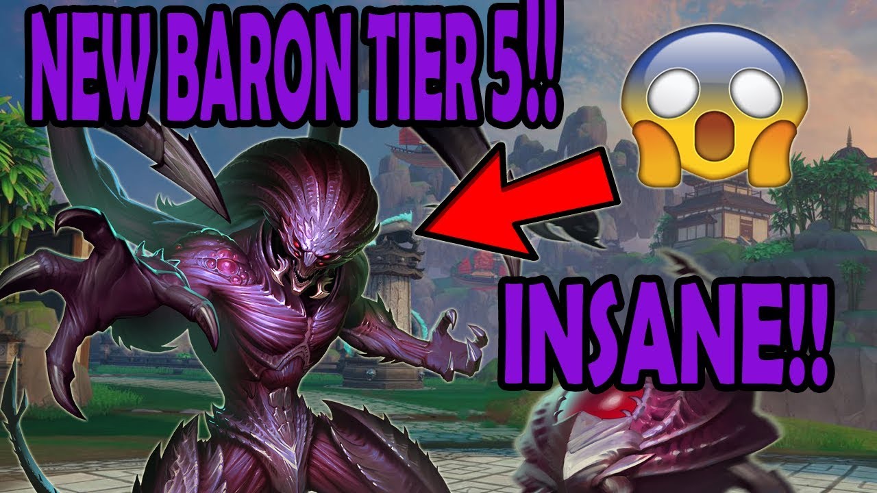 NEW BARON TIER 5 SKIN IS CRAZY!!! PTS GAMEPLAY Smite