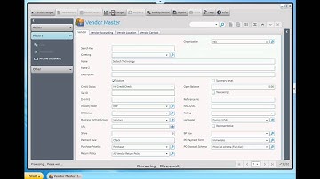 Vendor Master - VIENNA Advantage ERP CRM